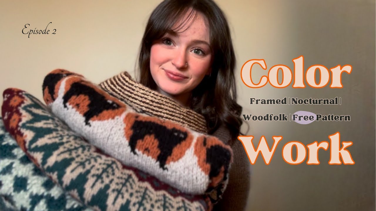 colorwork sweaters as of late, framed, nocturnal jumper, woodfolk sweater + free pattern