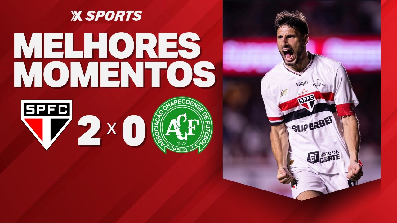 S&Atilde;O PAULO 2 X 0 CHAPECOENSE - MELHORES MOMENTOS