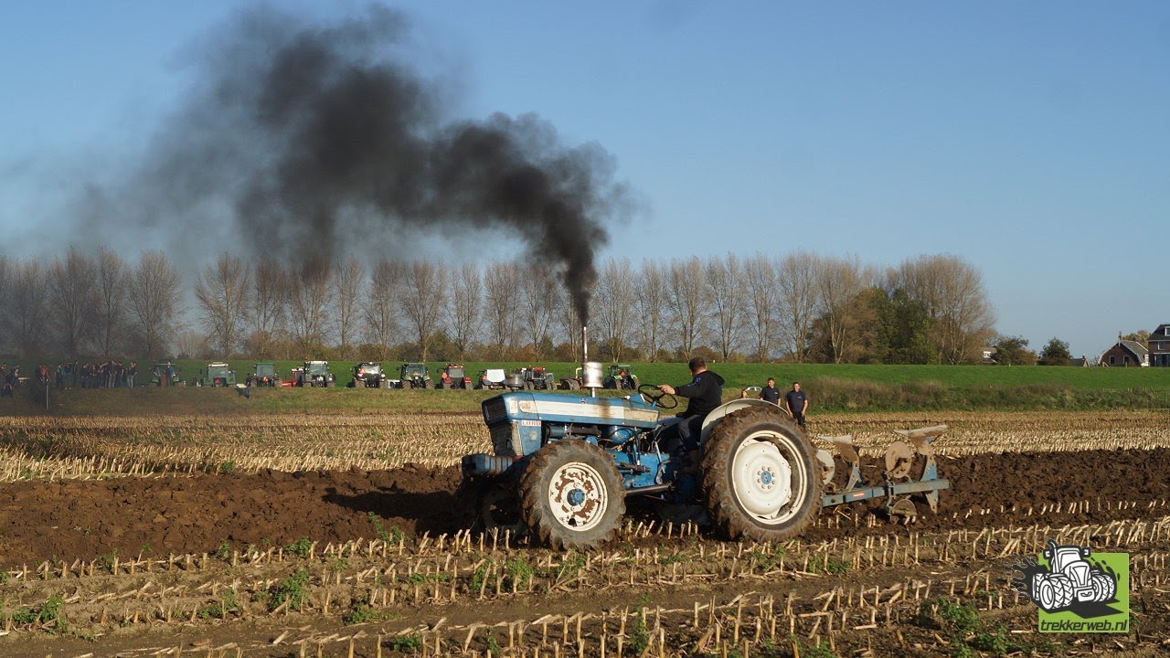 Snelploeg wedstrijden bij ploegfestival Herwijnen -Trekkerweb  speed ploughing