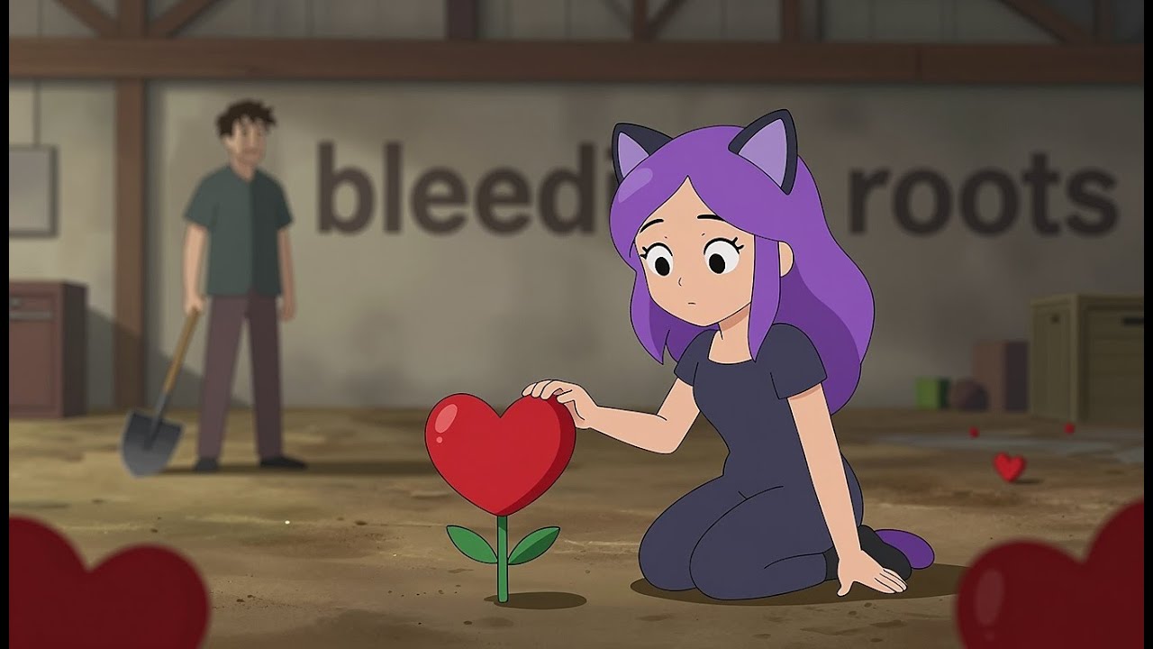 как создать живой цветок (bleeding roots)