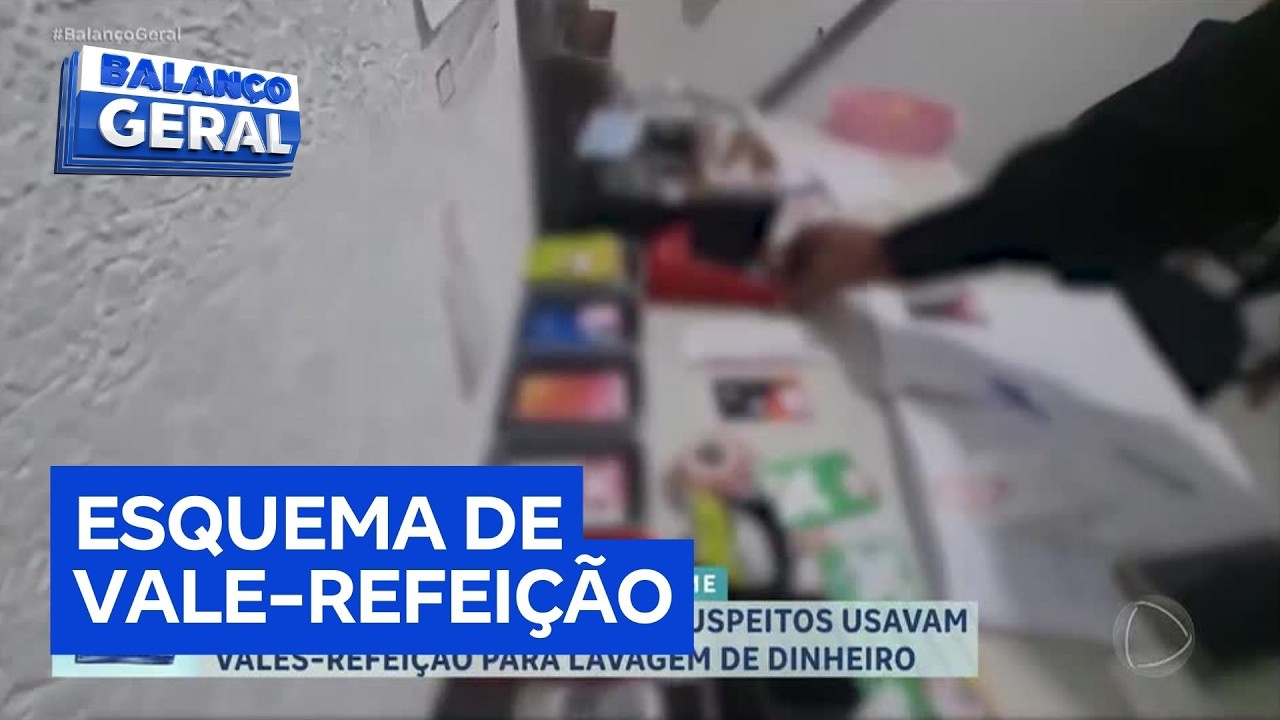 Câmera do Balanço: Suspeitos usam venda de vale-refeição para esquema de lavagem de dinheiro