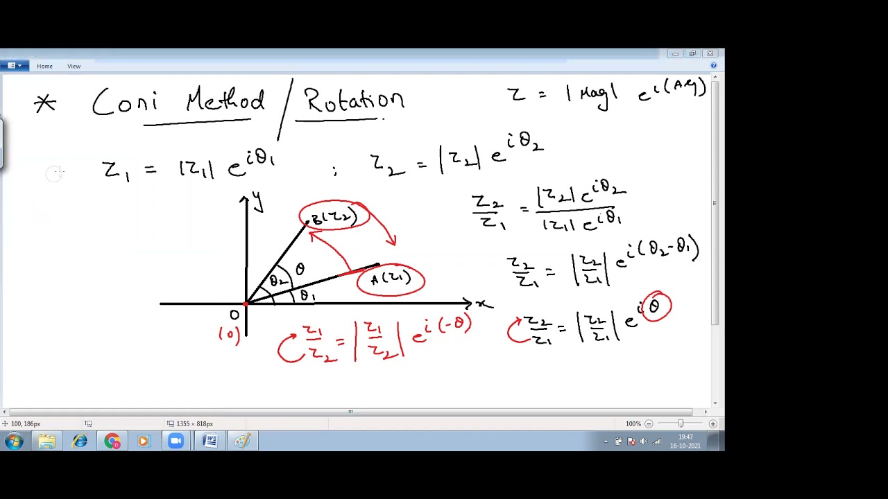 CN Lect 2 Coni Method (Rotation)