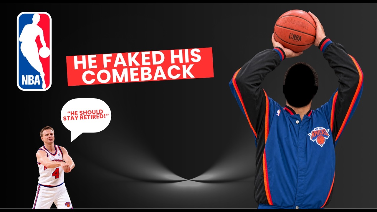 How an NBA Player Faked his Comeback in the 90s