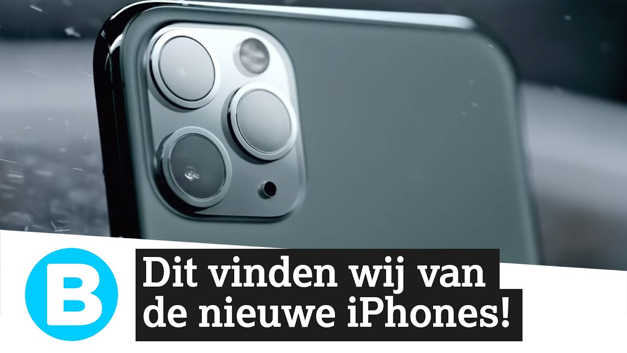REACTIEVIDEO: de nieuwe iPhones