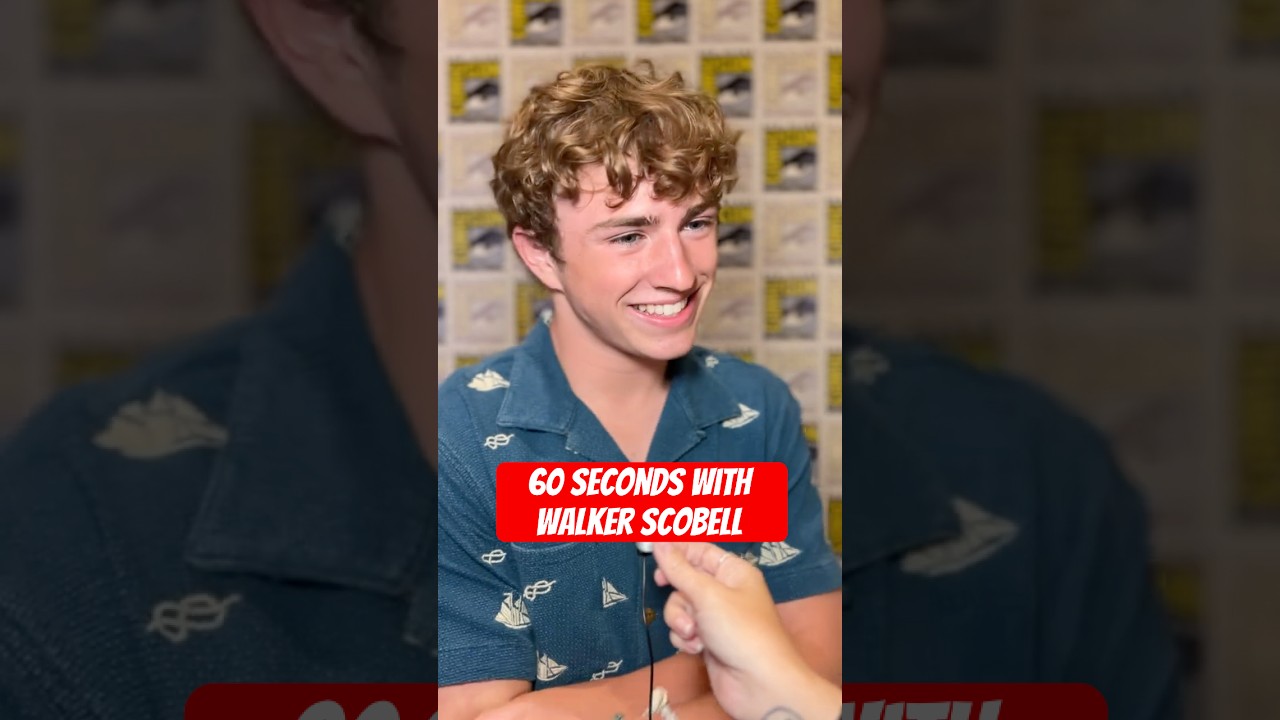 60 Seconds with Walker Scobell #percyjacksonandtheolympians