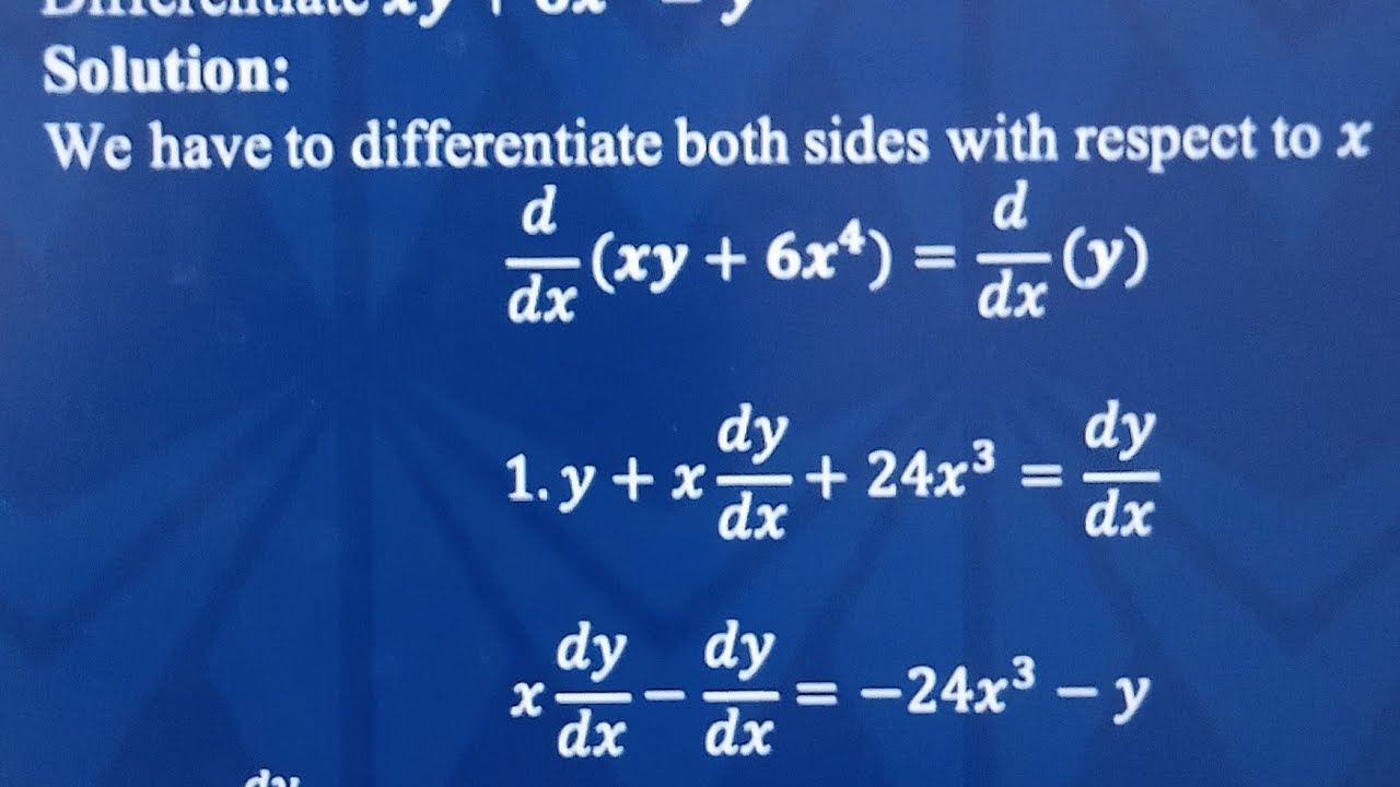 MTH102-CALCULUS /QOUTIENT RULE (MIVA SPECIAL)