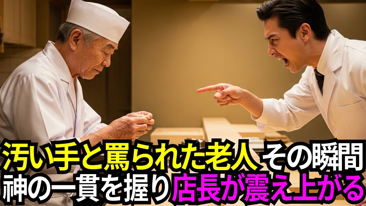 「その汚い手で触るな」と洗い場の老人を追放した店長、直後に美食家が激怒し全てを失う羽目に【感動する話】【朗読】