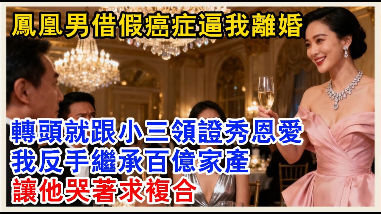 鳳凰男假癌症逼離婚，轉頭就跟小三領證，我反手繼承百億，讓他哭著求複合#為人處世#生活經驗#情感故事#故事#小說#戀愛#婚姻#老年健康#有声读物#子女#出軌#落日故事會