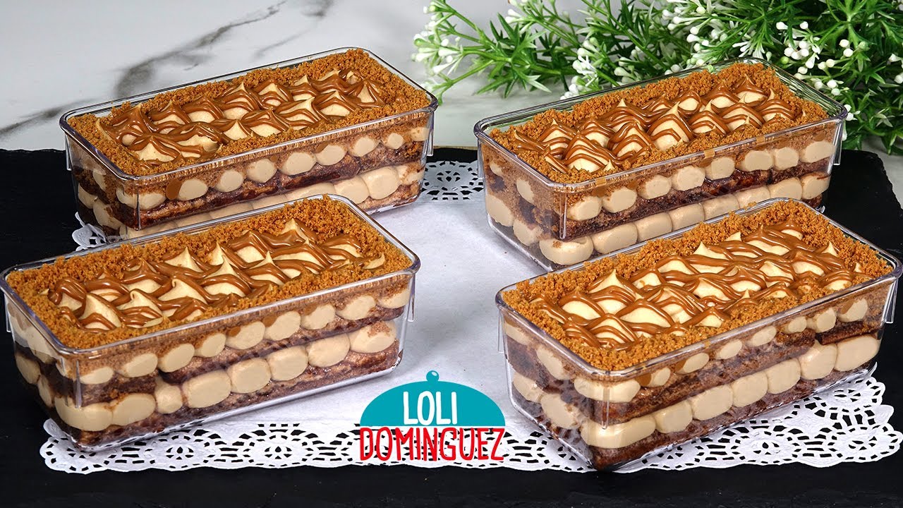 TIRAMISÚ LOTUS RECETA SIN HORNO. Especial navidad fácil y delicioso con el que tu familia disfrutará