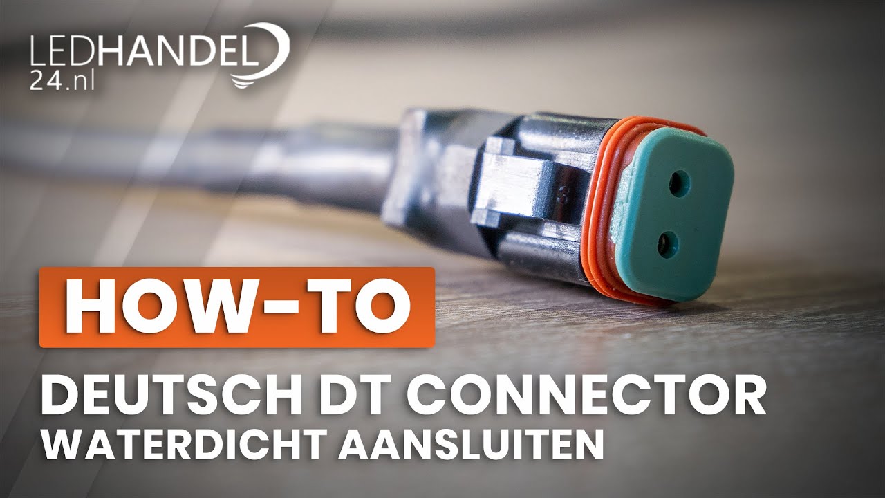 HOW-TO | Deutsch DT Connector waterdicht aansluiten | Ledhandel24.nl