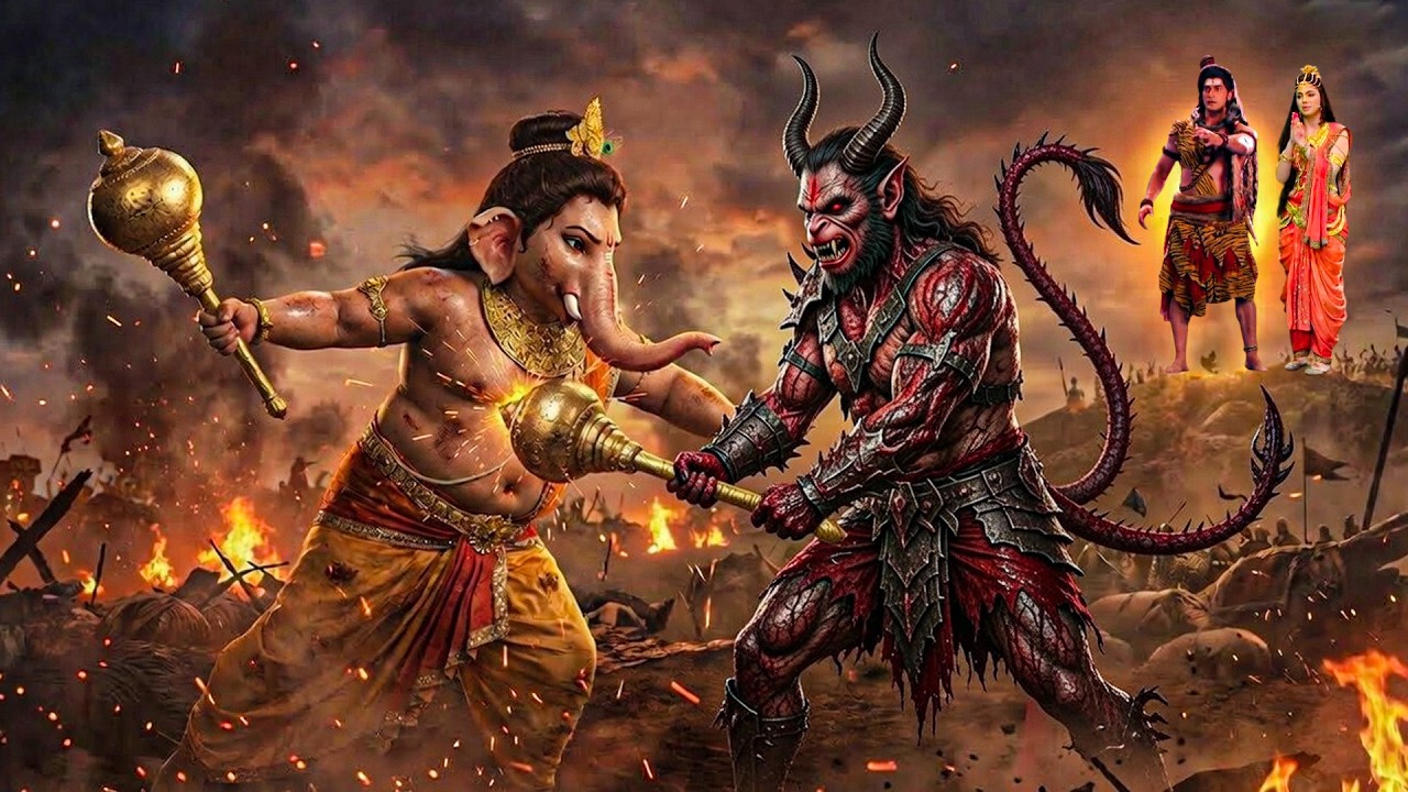 जब गणेश का हुआ वानर रूपी राक्षस से महायुद्ध! | Vighnaharta Ganesha