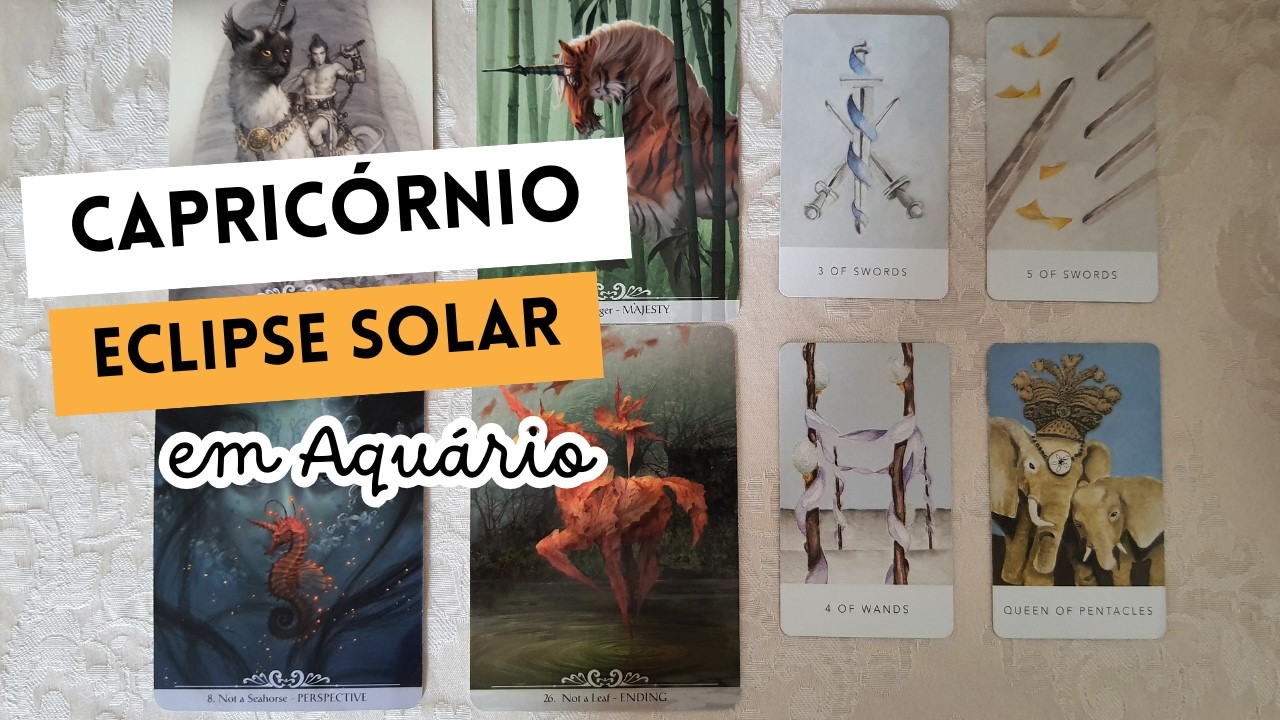 CAPRICÓRNIO | Eclipse Solar em Aquário 🔮 Rumo ao Lar com os Felinos 🐈‍⬛🐅🦁 Superando Medos e Feridas