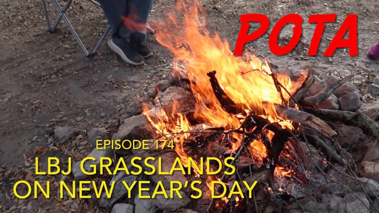 LBJ Grasslands on New Year’s Day (POTA) - Ep. 174