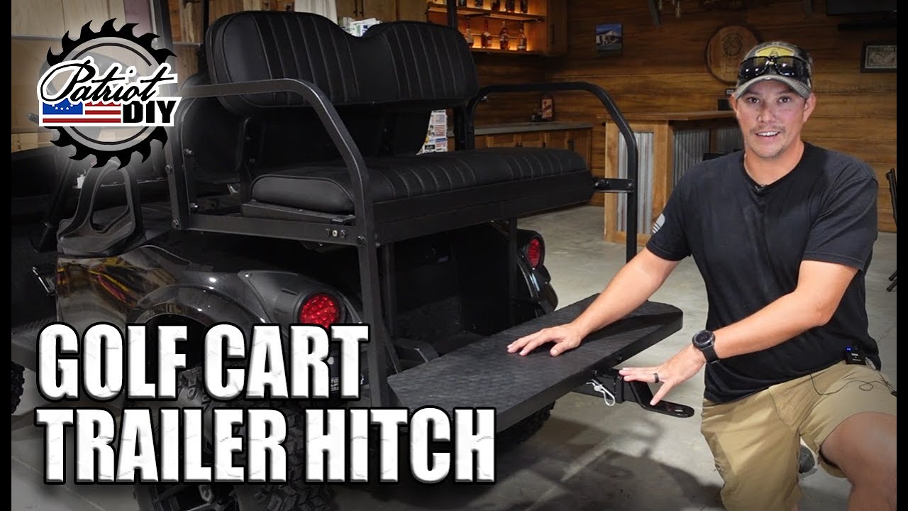 How To Install A Golf Cart Trailer Hitch / Golf Cart Accessories
