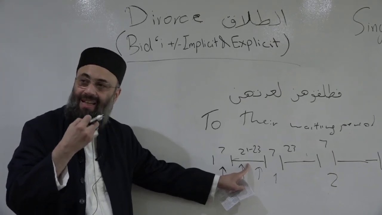FQF14 Fiqh of Family :: Book of Divorce (Bid'i Divorce) ::