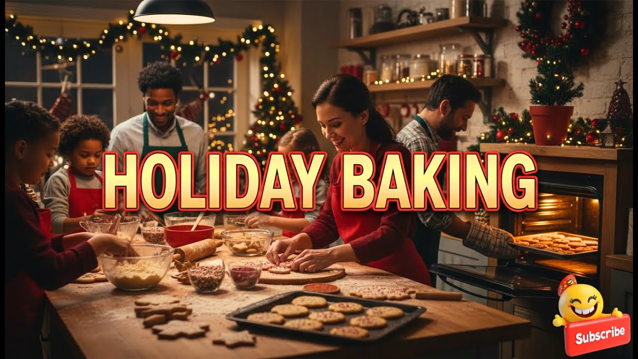 Holiday Baking | Sweet Christmas Kitchen Music | Cozy Cookie-Making Atmosphere