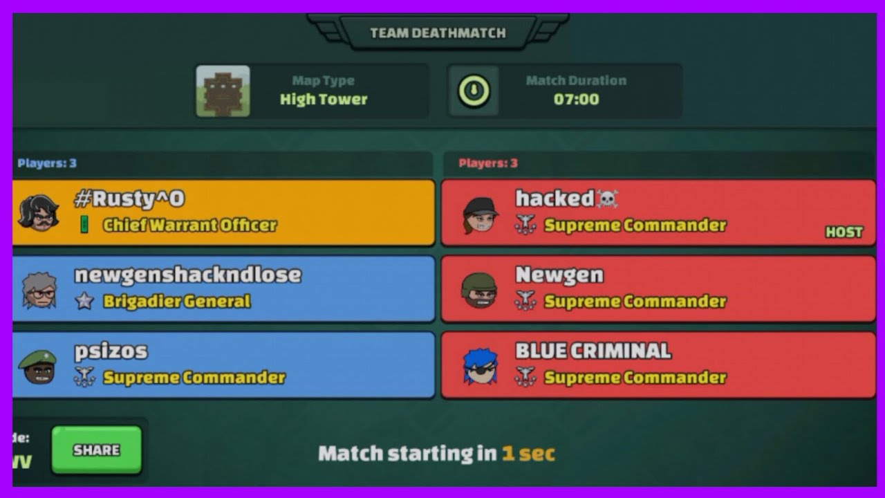 Mini Militia Doodle Army 2: 😱 Crazy Pro let's 3 vs 3 & 3 vs 3 Very good games Skills Kill Divine!!