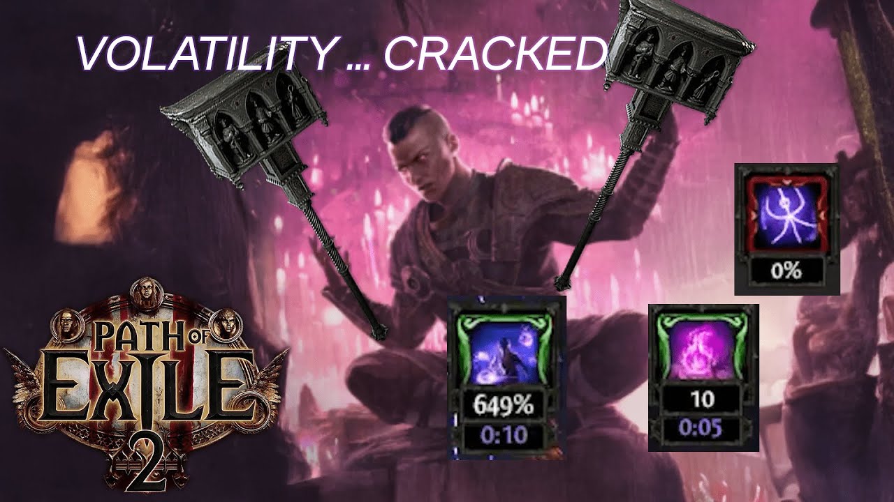 [POE2 0.3] Volatility / Buff Stacking Self Curse Acolyte of Chayula Full Deli Map