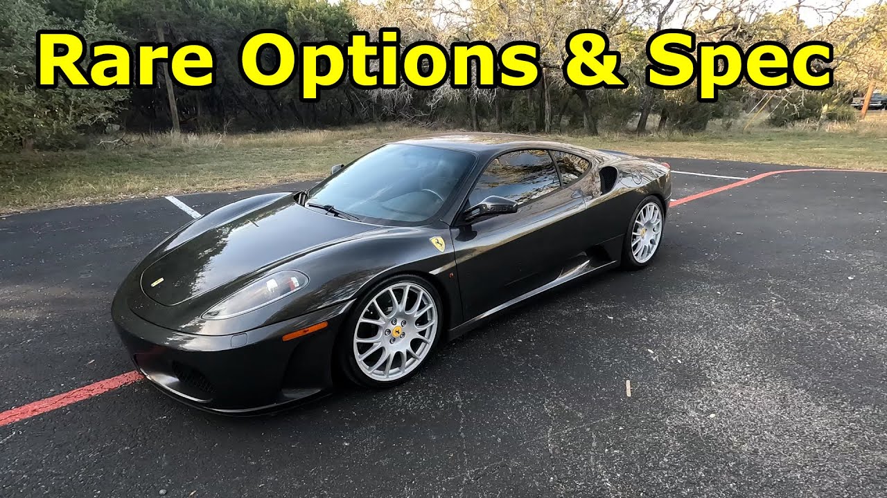 Джош рассматривает свой личный Ferrari F430 с очень редкими опциями