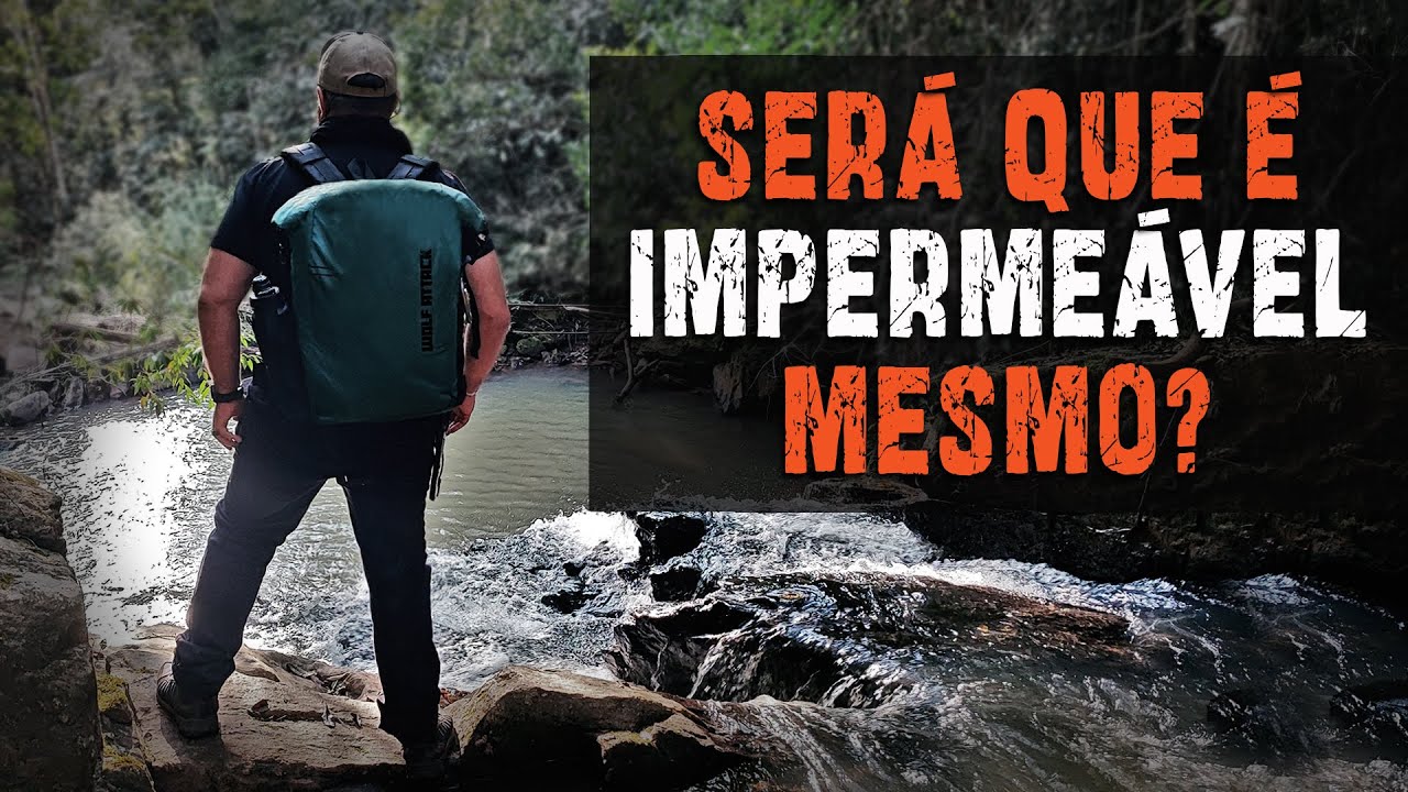 Testei a Mochila Impermeável Alligator da Wolf Attack