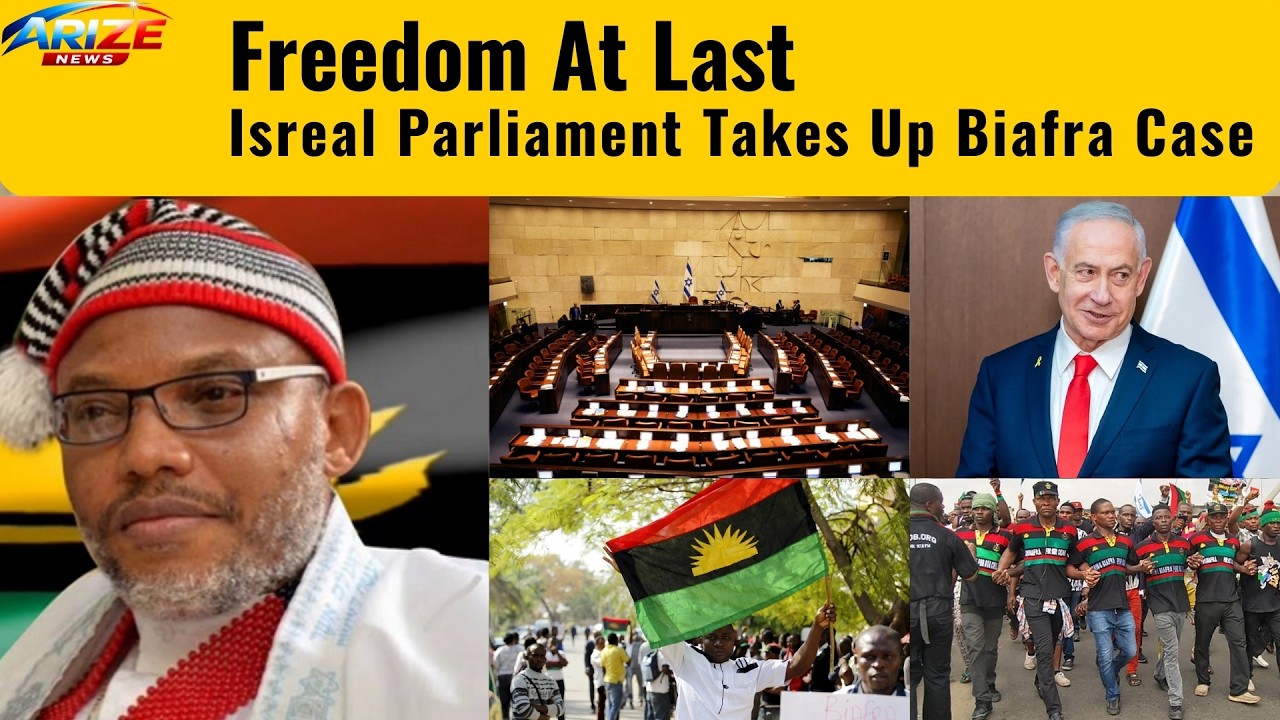 Breaking: Israeli Parliament Takes Up Nnamdi Kanu, Biafra Case on the Floor