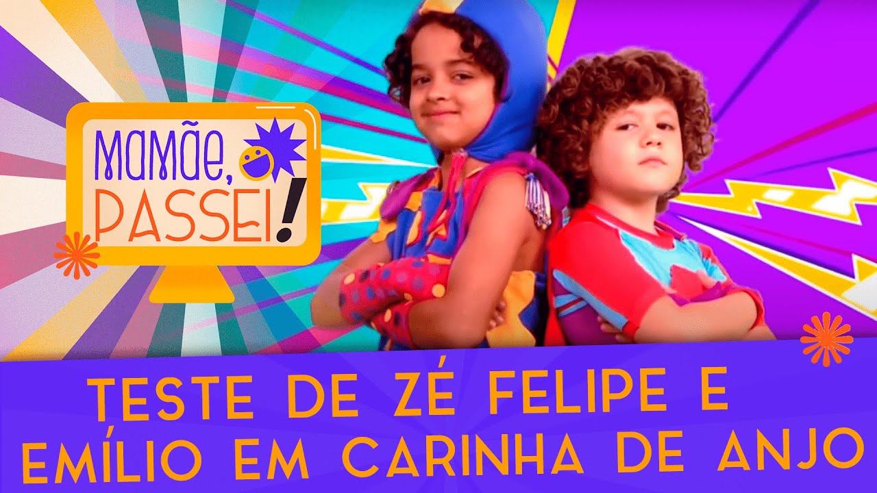 Teste de elenco de Zé Felipe e Emílio de Carinha de Anjo | Mamãe, Passei!