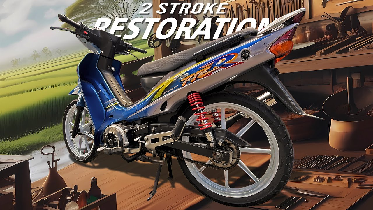 FULL SKILL RESTORATION OF 2 STROKE YAMAHA F1Z R limited edition