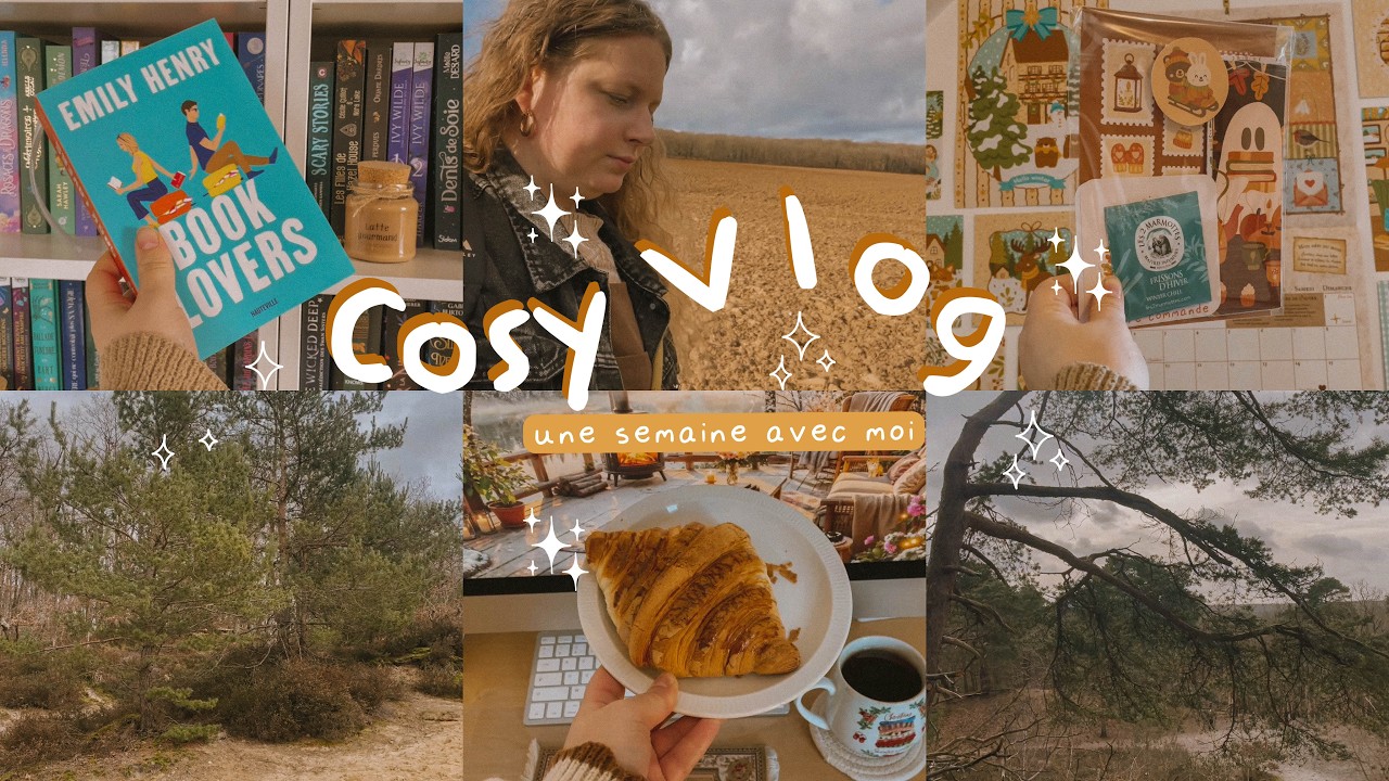 Bougies, lectures et illustrations 🍪🐻 Cosy Vlog