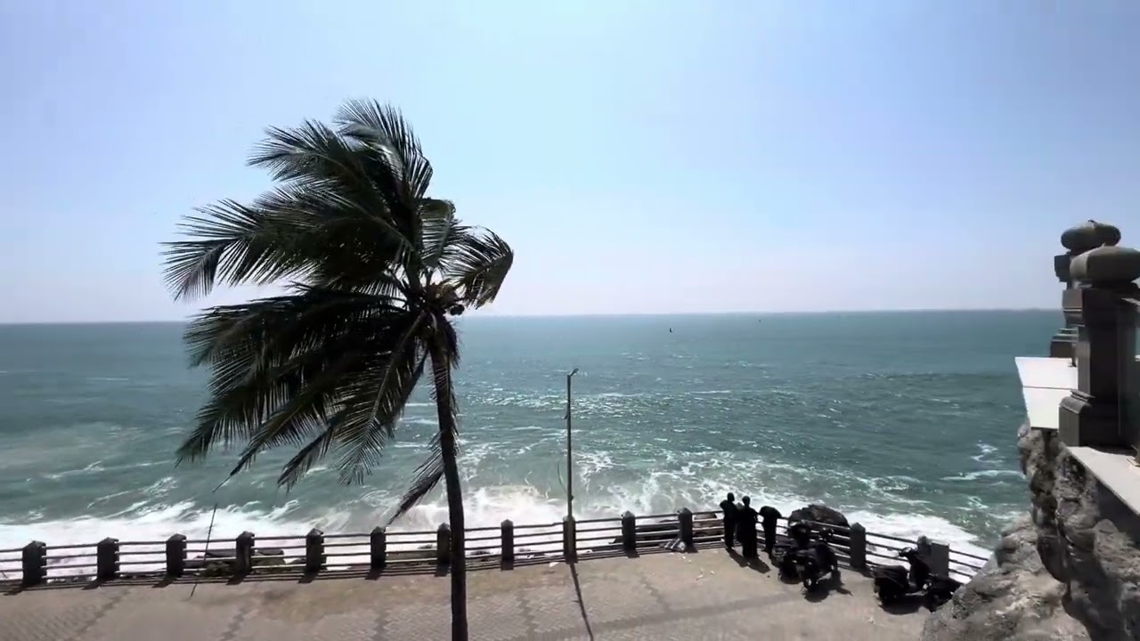 Azhimala shiva temple beach | Kerala @travelcapture #kerala #azhimala #beach #shiva #keralatourism 