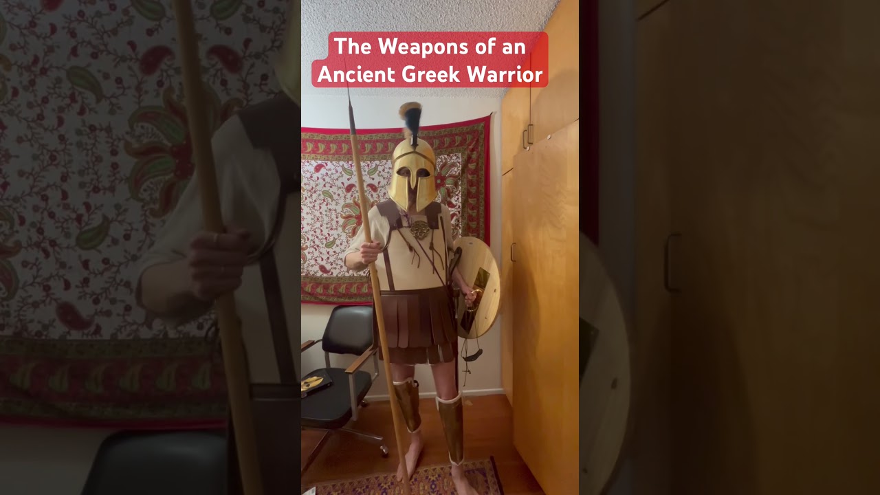 Weapons of an Ancient Greek Warrior #ancient #archaeology #history #war #weapons #sword #spear #rome