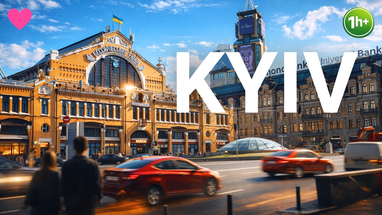🔥 Kyiv Walking Tour 🇺🇦 | Sunny Spring Day in City Center + Air Raid Siren Experience