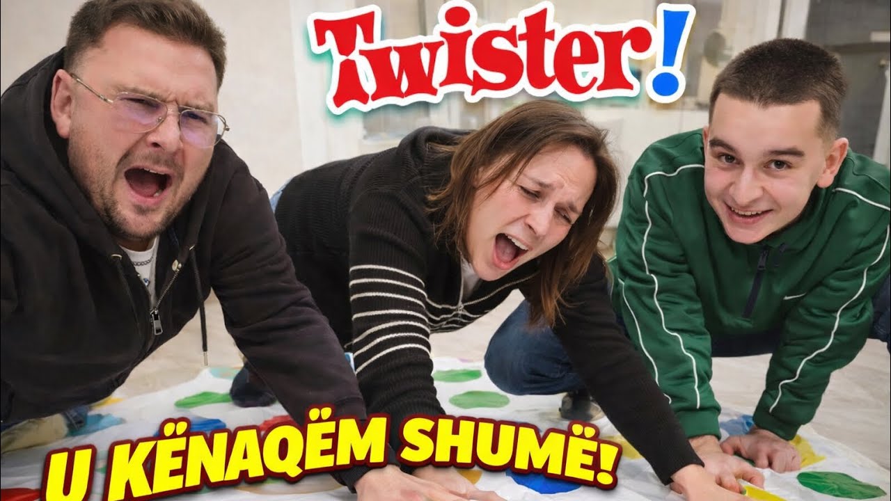 Kimi, Gafi & Juski luajnë Mr. Twister 😂 kush fitoi ! 