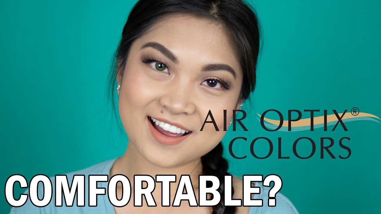 AIR OPTIX COLORS TRY ON & REVIEW FOR BROWN EYES AFTER LASIK