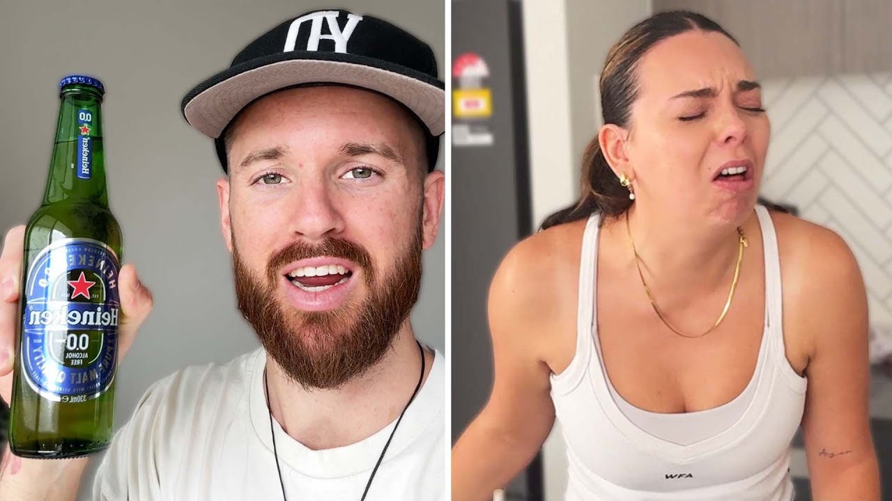 Fake Beer prank on GF!
