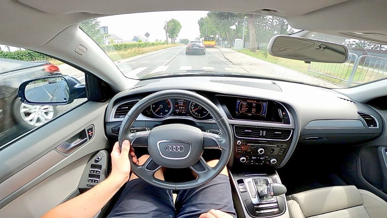 2012 Audi A4 B8 2.0 TDI 143HP Multitronic - POV TEST DRIVE