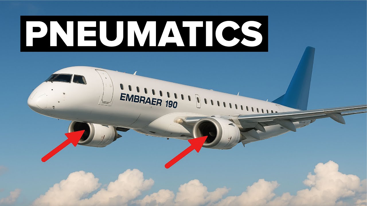 Embraer 190 Pneumatic System - Bleed Air & Failures EXPLAINED! - ATA 36