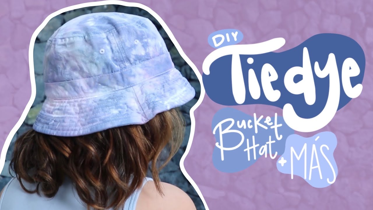 Mi primer DIY Tie dye Bucket Hat + t-Shirt + Socks *Aesthetic* | #DIYsByLoly