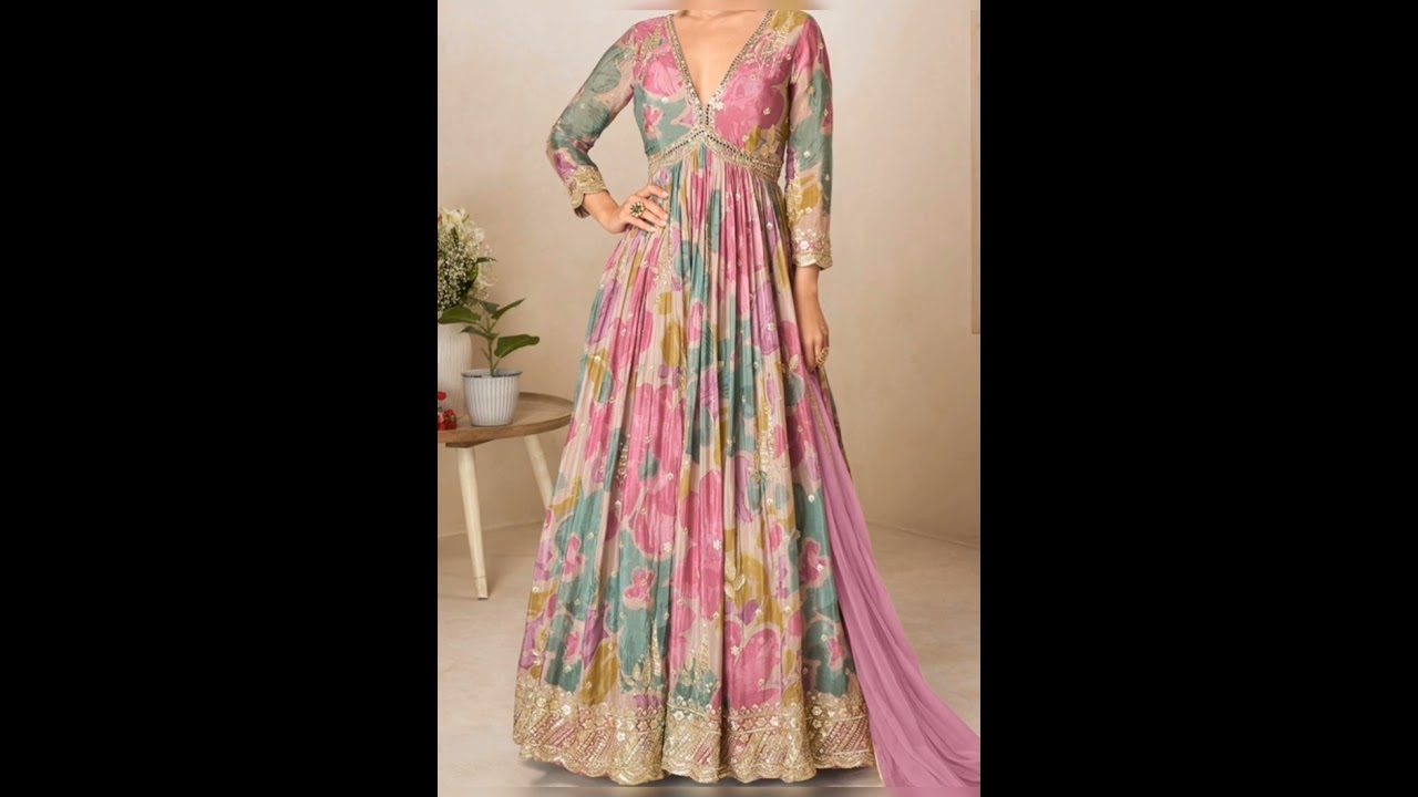 Floral print dress ideas 💡 for winding 