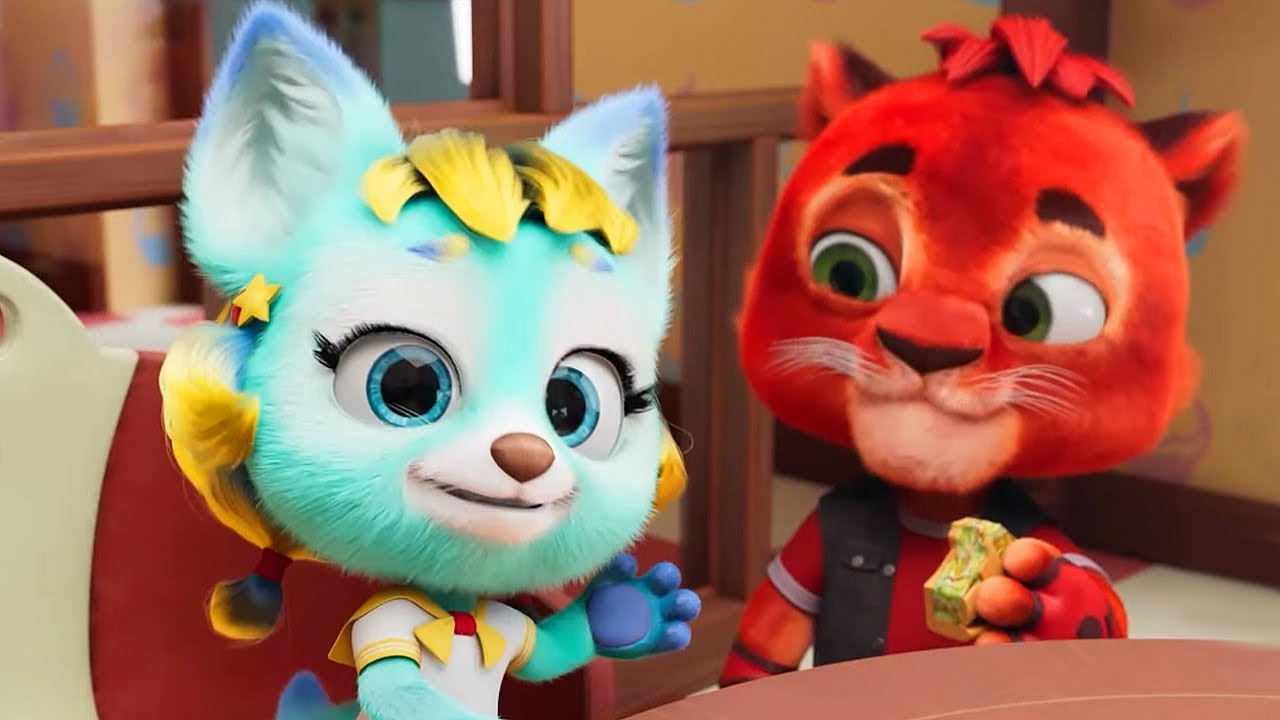 😼 Супер Мяу — Еда раздора — Серия 33 — Мультик про котиков для детей