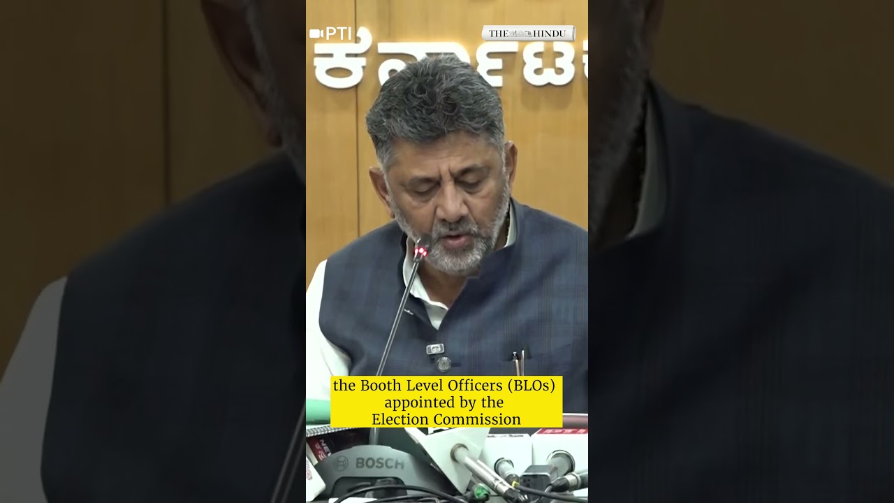 Karnataka SIR will be carried out from June 30 to July 29: DK Shivakumar
