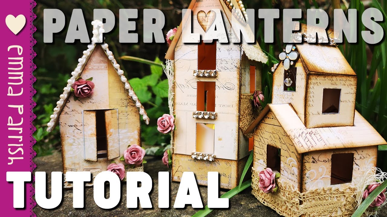 Paper House Luminaries (Paper Lanterns) Tutorial