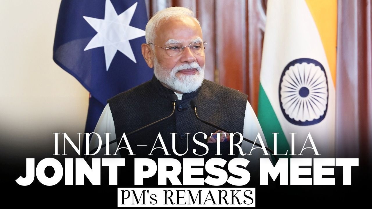 PM Modi's address during the Australia joint press meet