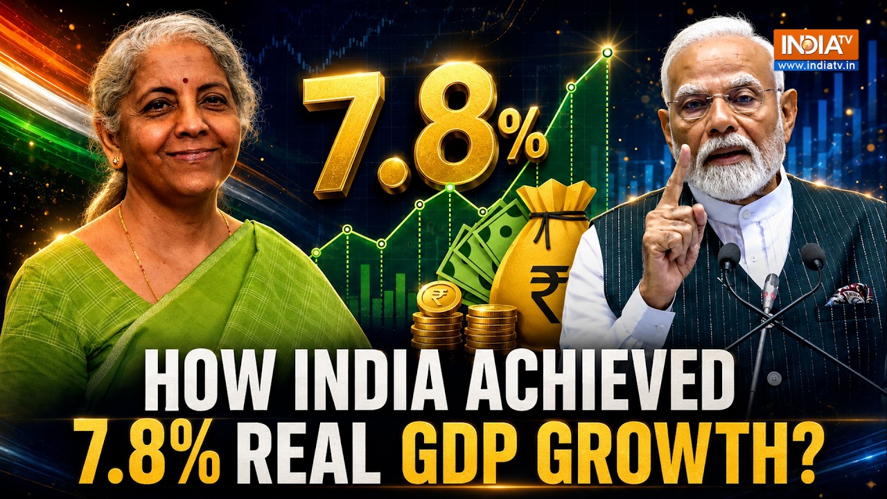 India&rsquo;s GDP Grows 7.8% Despite Global Crisis: How Modi Government Beat Growth Forecasts?