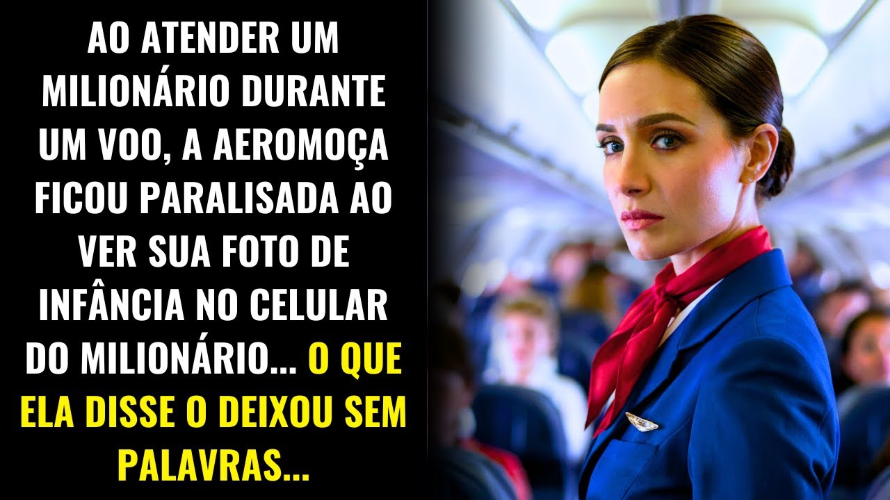 A AEROMO&Ccedil;A FICOU PARALISADA AO VER SUA FOTO DE INF&Acirc;NCIA NO CELULAR DO MILION&Aacute;RIO...