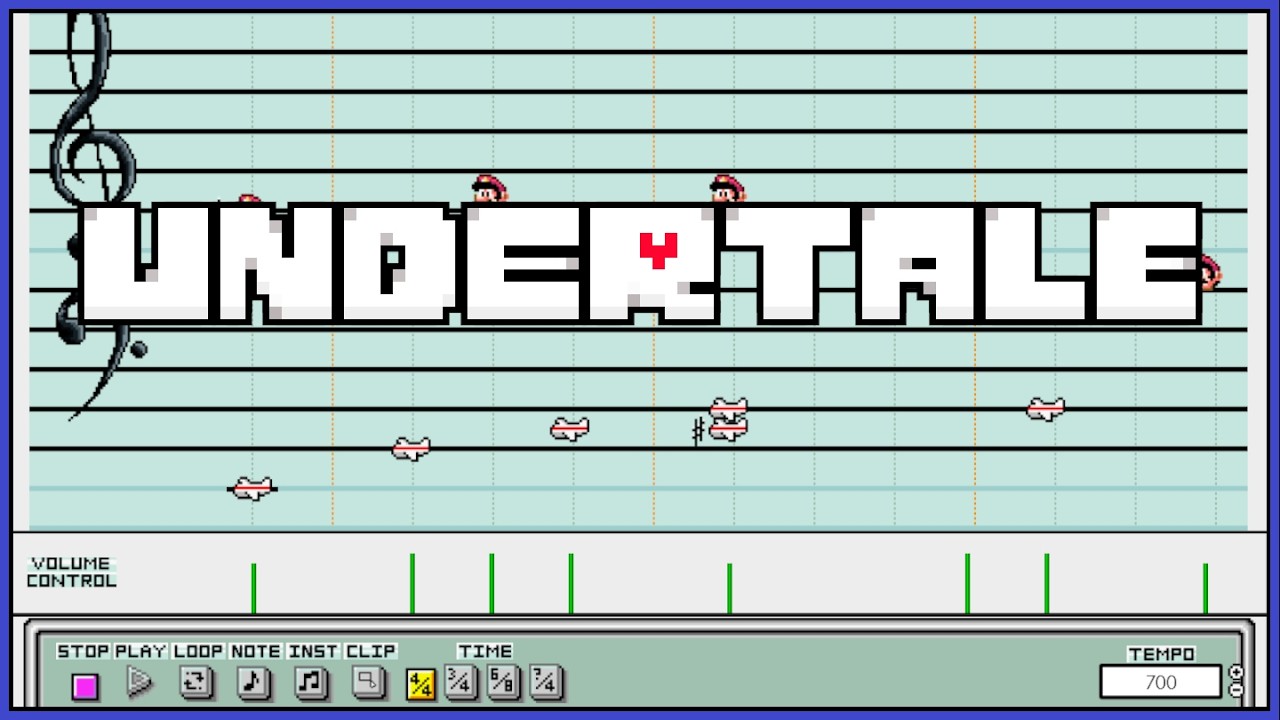 Battle Against a True Hero (Undertale) - Super Mario Paint cover