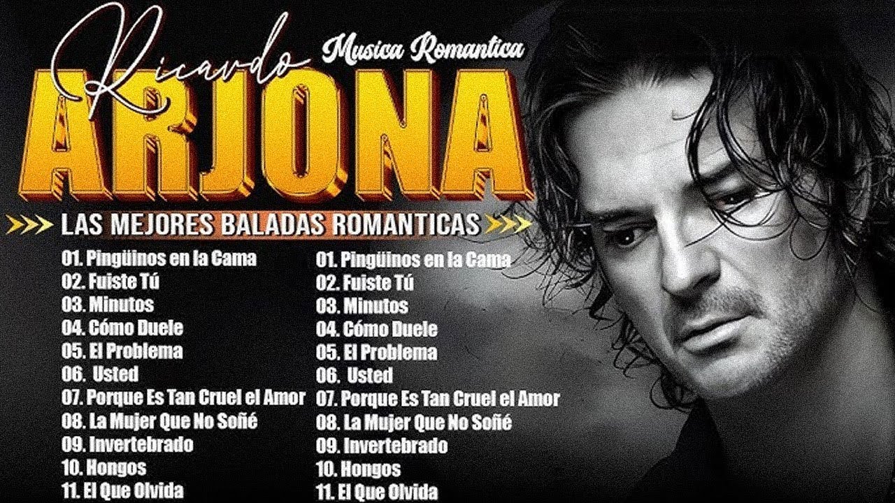 RICARDO ARJONA ❤️ SUS GRANDES ÉXITOS ROMÁNTICOS | LAS 30 MEJORES CANCIONES 🎶