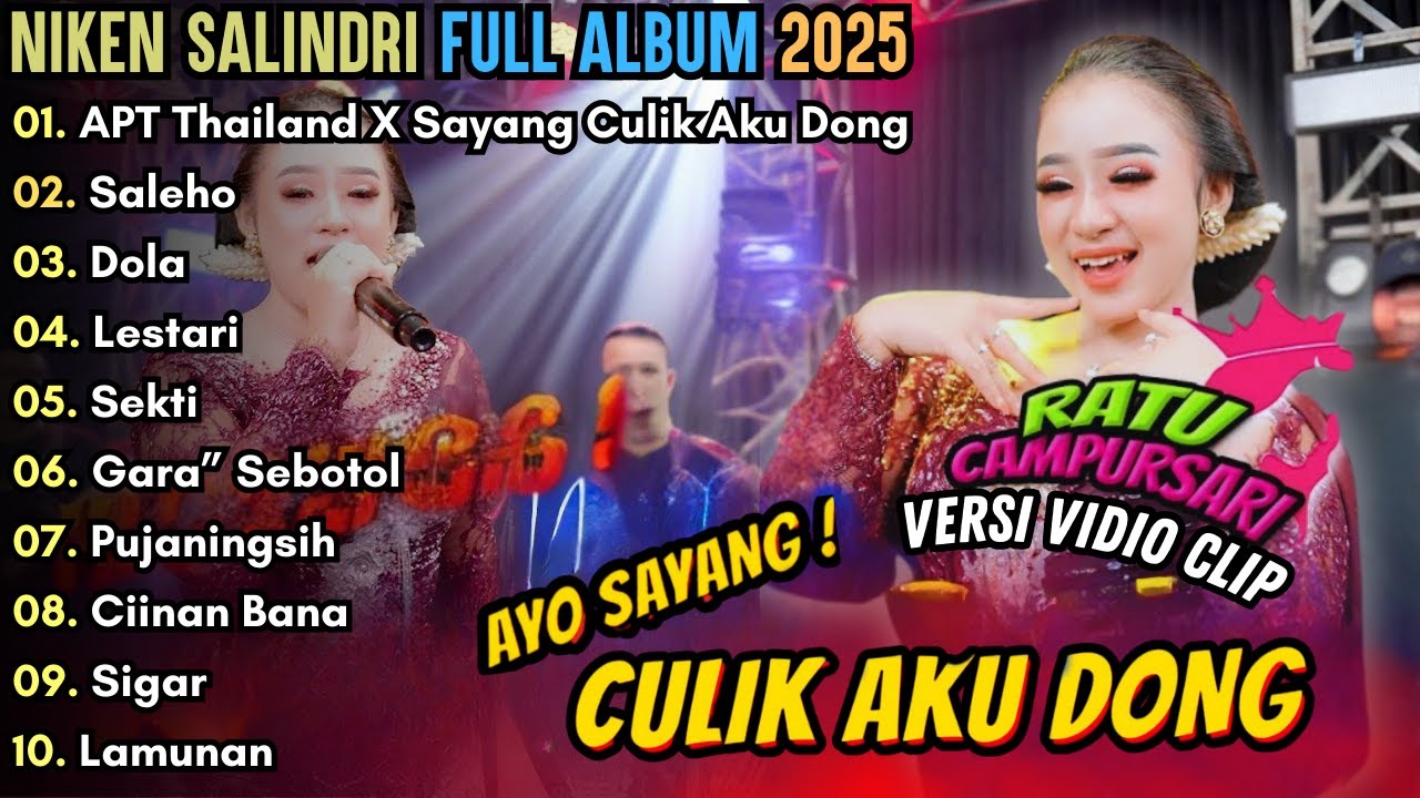 NIKEN SALINDRI FULL ALBUM TERBARU  2025 || CULIK AKU DONG || APT Thailand | Saleho || KEMBAR MUSIC