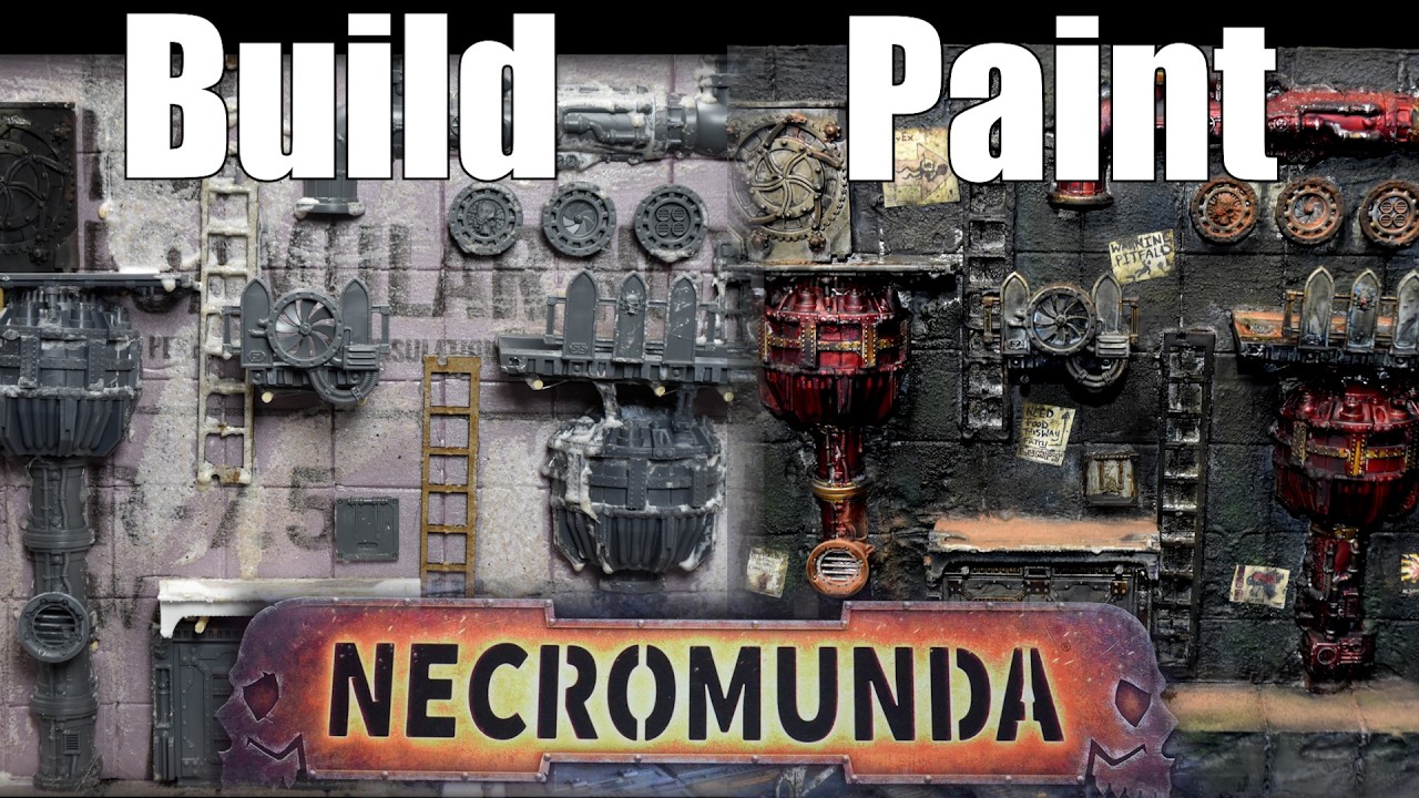 Finished Project for Necromunda! Advanced Painting Techniques for Foamboard!
