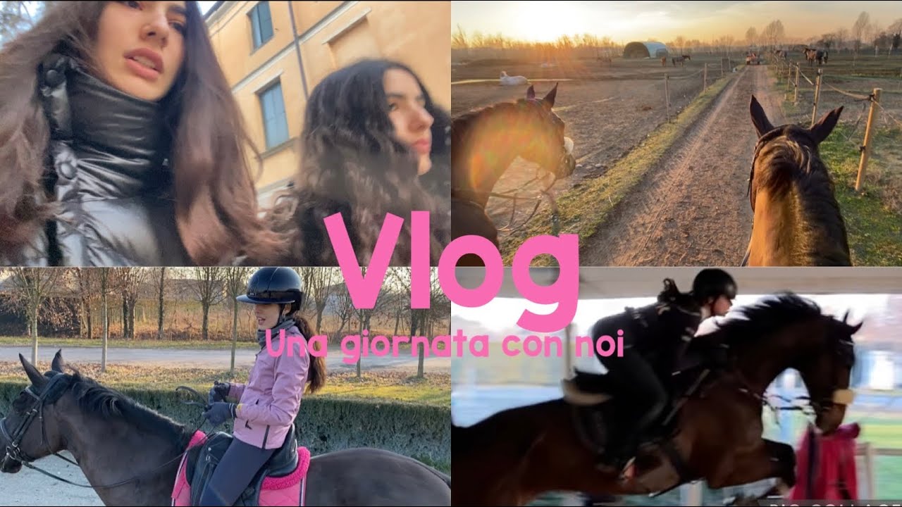 Vlog:una giornata con noi tra scuola e maneggio!🫶🏻