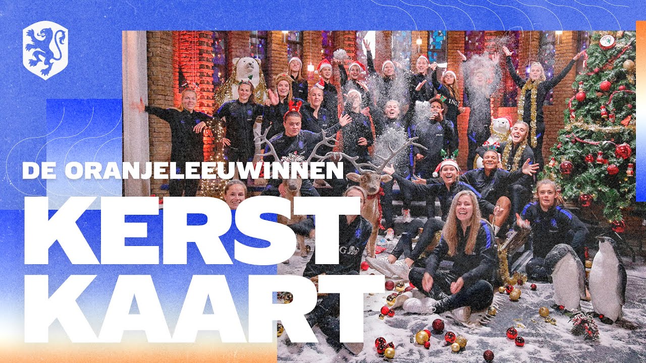 🎄 ‘Waar doen we de kerstboom?!’ | De OranjeLeeuwinnen Kerstkaart ☃️